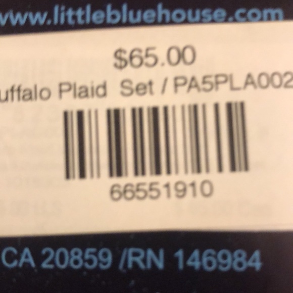 Red Buffalo Plaid Women’s Pajama Set | LITTLE BLUE HOUSE - Picture 8 of 8